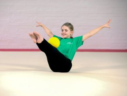 gymnastics balance trick 