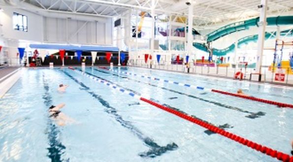 main pool at andersonstown leisure centre