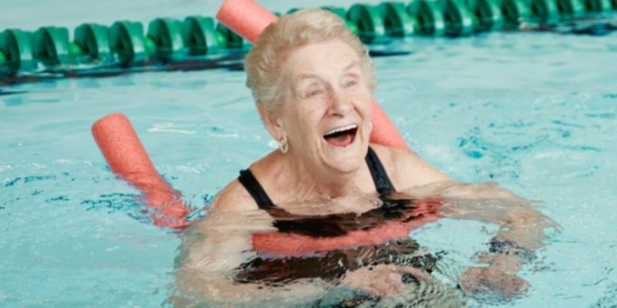 aqua aerobic session