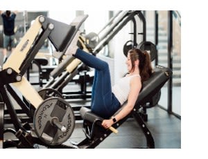 Resistance machines at Lisnasharragh gym