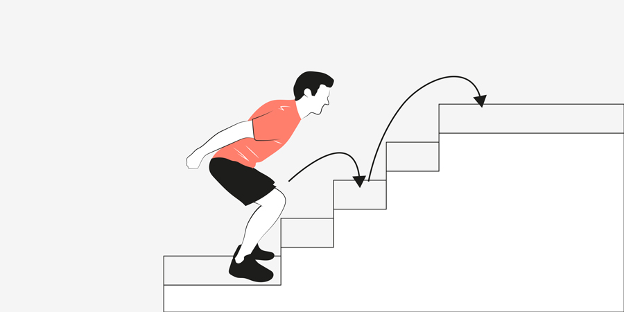 Stair jumps