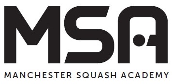 Manchester Squash Academy logo Manchester Squash Academy logo