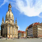 Frauenkirche in Dresden on a Bright Day