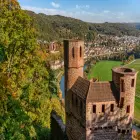 Small Castle on a River Bend in Neckarsteinach