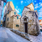 Old Stone Houses in Split Croatia