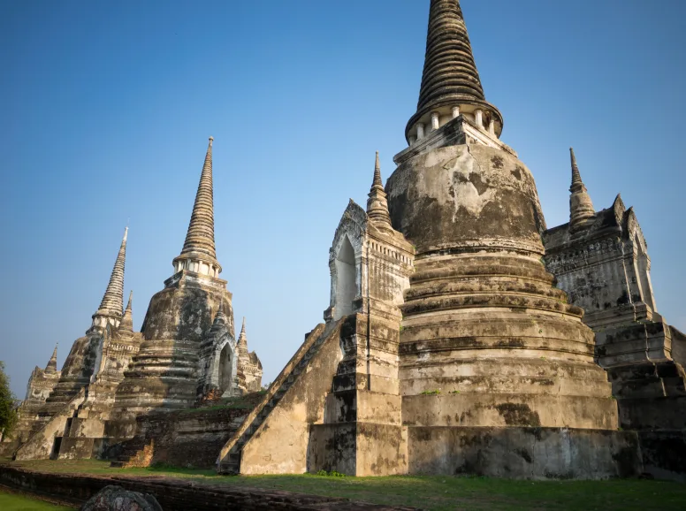 Ancient Thai Buddhist Temple in Ayutthaya