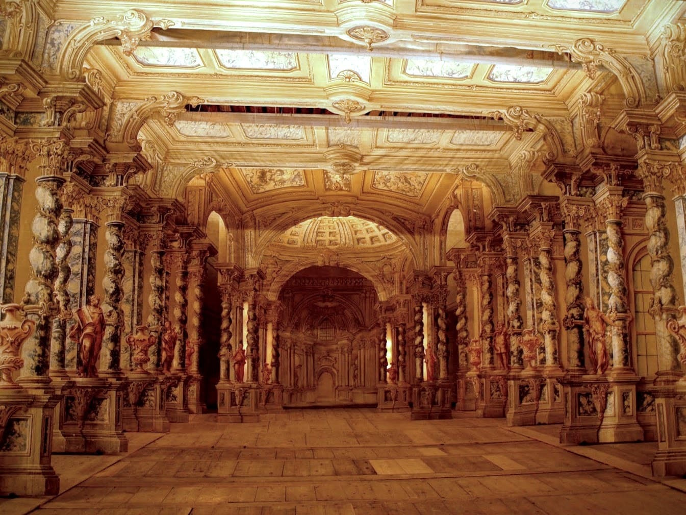 Interior of Baroque Theater in Cesky Krumlov