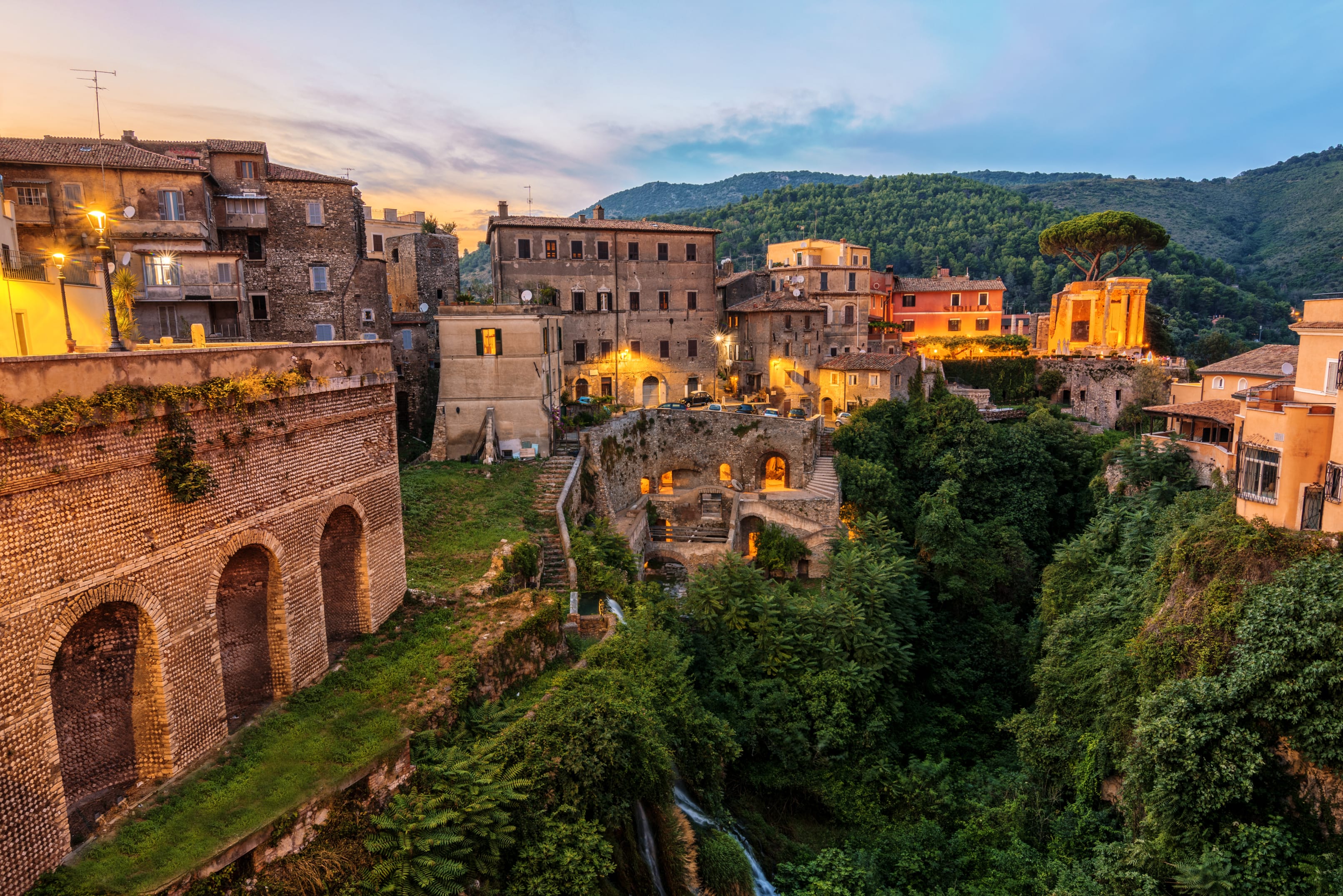 Roman Historic Villas in Tivoli Rome