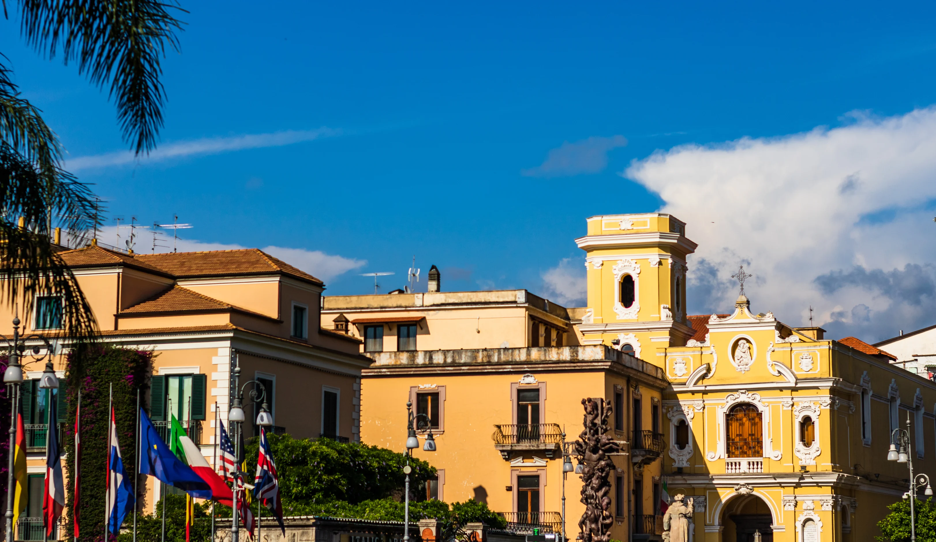 The Piazza Tasso Square in Sorrento