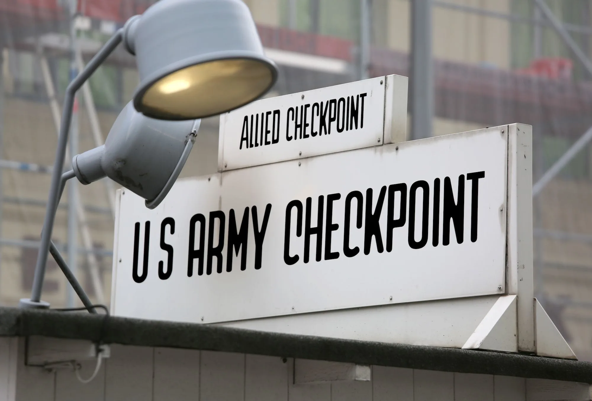 The Sign that Accompanies the American Sector in Berlin