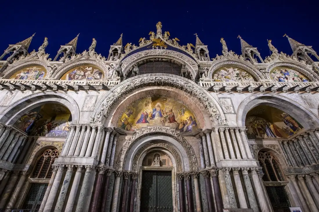 The Mural in St Marks Basilica in Venice