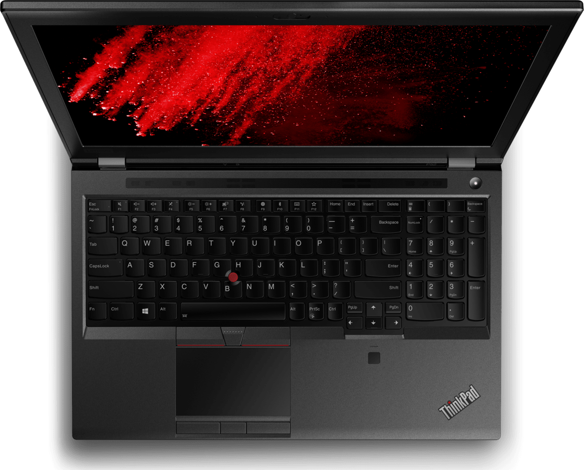 Black Lenovo ThinkPad P52.2