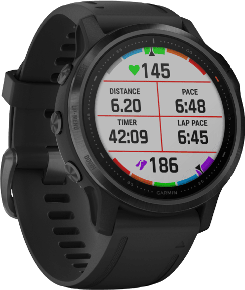 Black Garmin Fenix 6s Pro GPS Sports watch, 42mm.2
