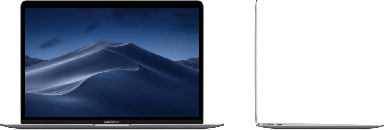 Space Grey Apple Macbook Air (Mid 2019) - English (QWERTY) Laptop - Intel® Core™ i5-8210Y - 8GB - 256GB SSD - Intel® UHD Graphics 617.3