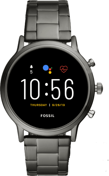 Grau Fossil Carlyle HR - 5. Generation Smartwatch.1