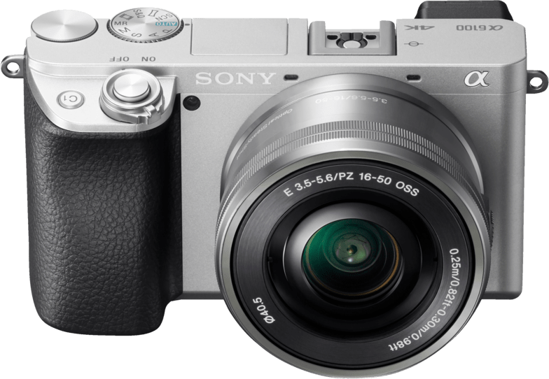 Silver Sony A6100 + 16-50mm 3.5-5.6 OSS PZ, Camera Kit.1