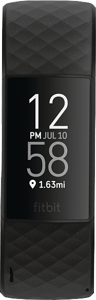 Schwarz Fitbit Charge 4 Aktivitäts-Tracker.1