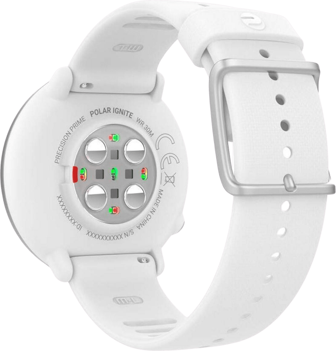 White & silver Polar Ignite GPS Sports watch, S.2
