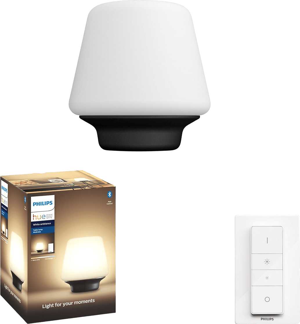 Black Philips White Ambiance Table Lamp Wellness.2