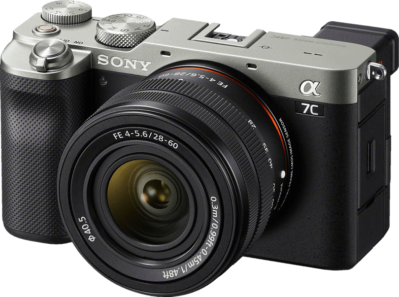 Silver Sony Alpha A7C + 28-60mm Lens Kit (Black).1