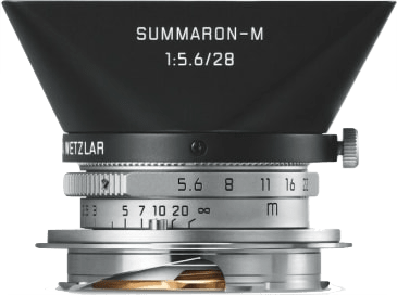 Silber Leica Summaron-M 1:5.6/28mm Objektiv.1