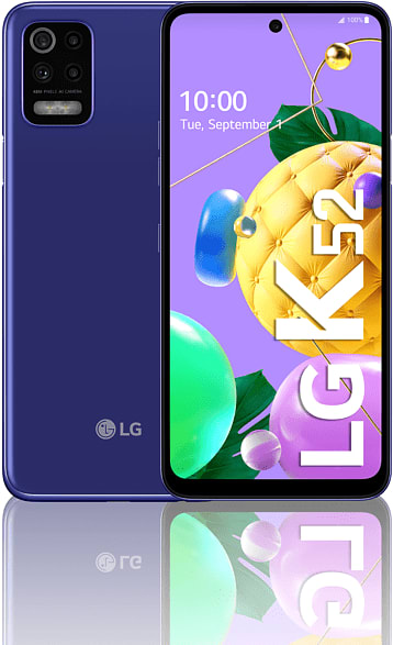 Blau LG LG K52 Dual SIM Smartphone - 64GB - Dual SIM.1