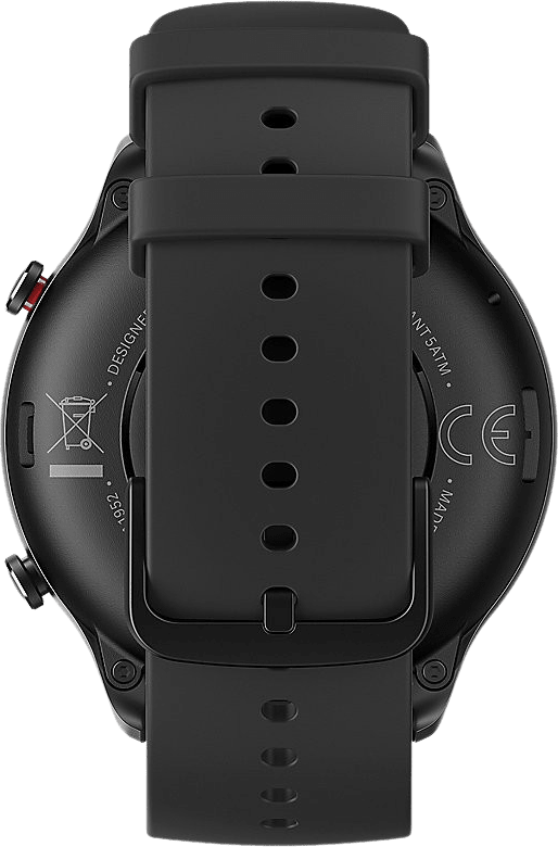 Black Amazfit GTR 2 Smartwatch, 46mm Alumium / Stainless steel case.3