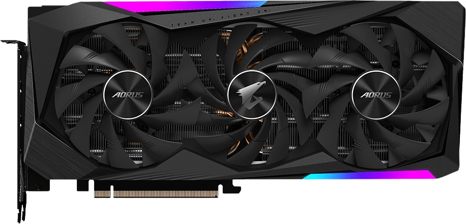 Black GigaByte AORUS GeForce RTX™ 3070 MASTER 8G (rev. 1.0/1.1) Graphics Card.1