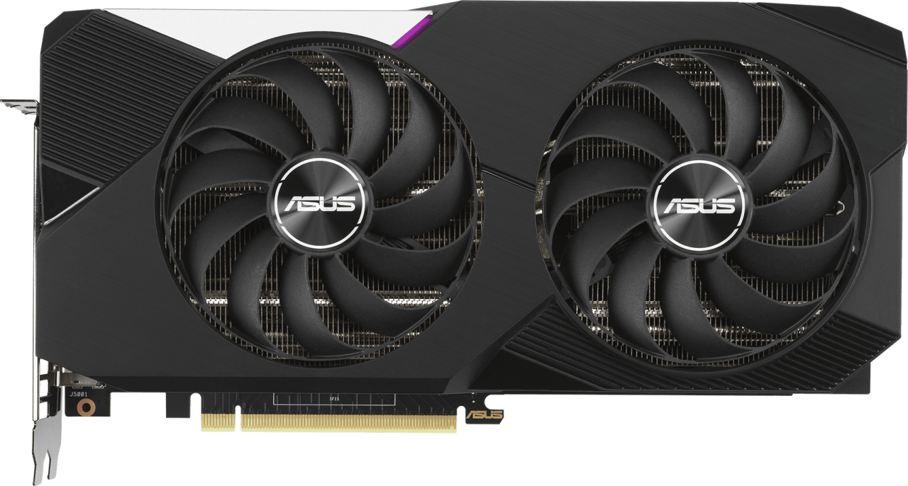 Black Asus GeForce RTX 3070 Dual O8G Graphics Card.1