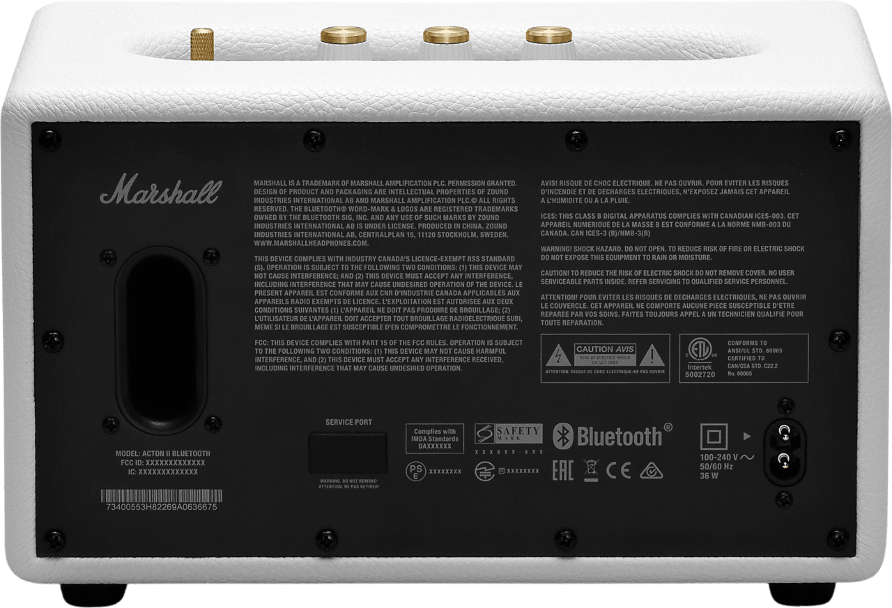 Weiß Marshall Acton II BT Bluetooth Speaker.2