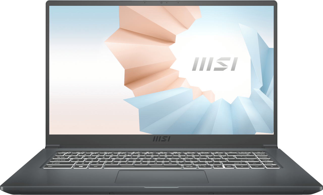 Gray MSI Modern 15 A11ML-448NL - English (QWERTY) Laptop - Intel® Core™ i5-1135G7 - 8GB - 256GB SSD - Intel® Iris® Xe Graphics.1