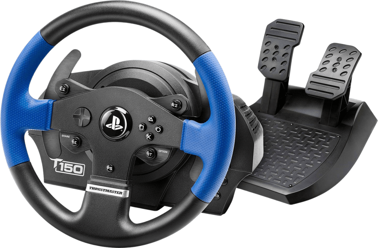 Black Thrustmaster T150 RS Steering Wheel + 2 Pedal Set.1