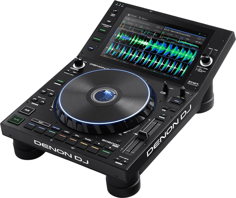 Black Denon Dj SC6000 Prime DJ Media Player.1