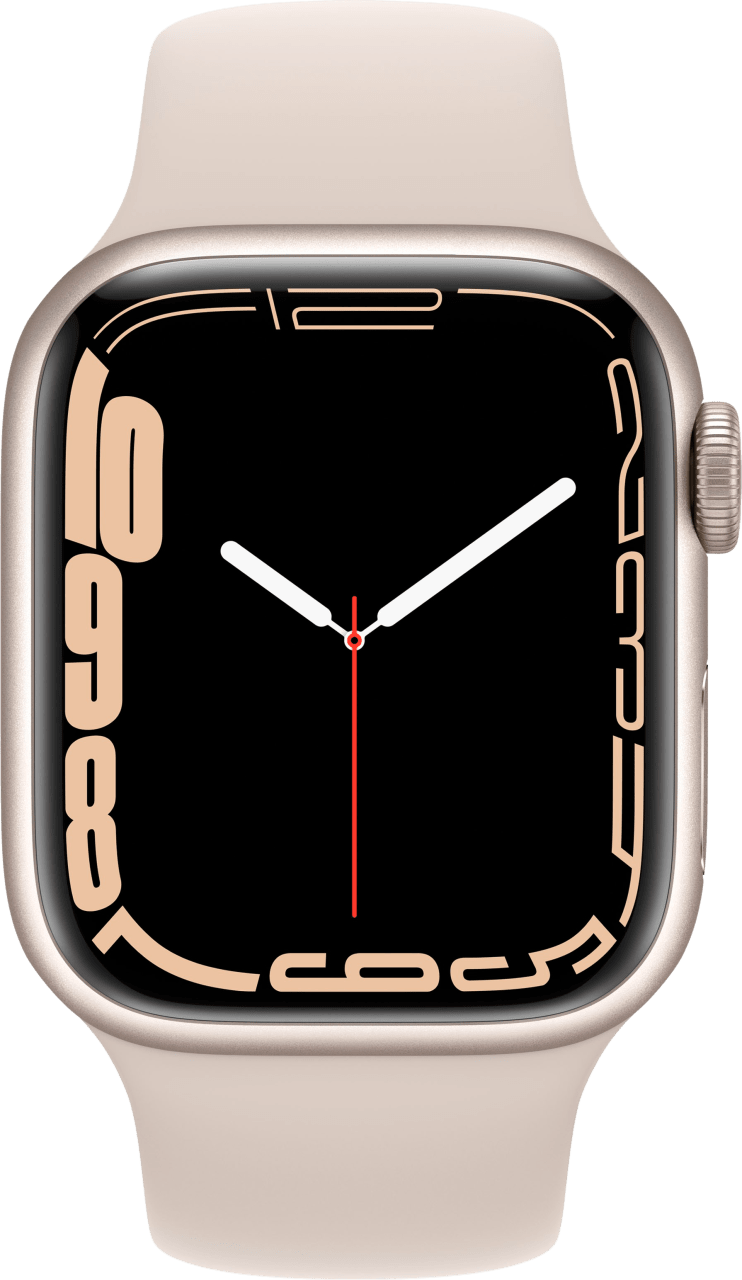 Starlight Apple Watch Series 7 GPS, 41mm, Aluminium Case and Sport Band.2