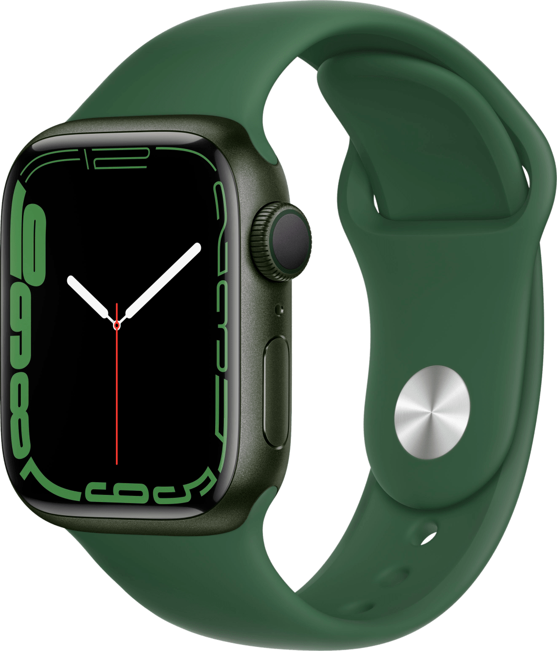 Green Apple Watch Series 7 GPS, 45mm, Aluminium Case and Sport Band.1