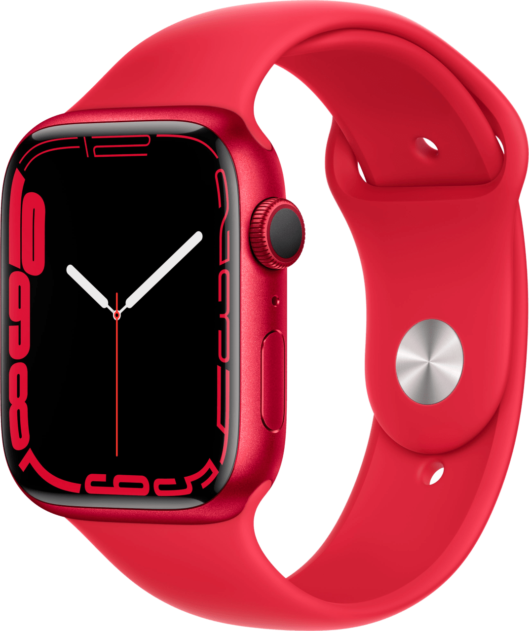 (PRODUCT)RED Apple Watch Series 7 GPS, 45mm, Aluminium Case and Sport Band.1