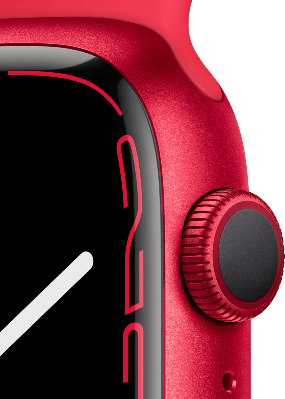 (PRODUCT)RED Apple Watch Series 7 GPS, 45mm, Aluminium Case and Sport Band.3