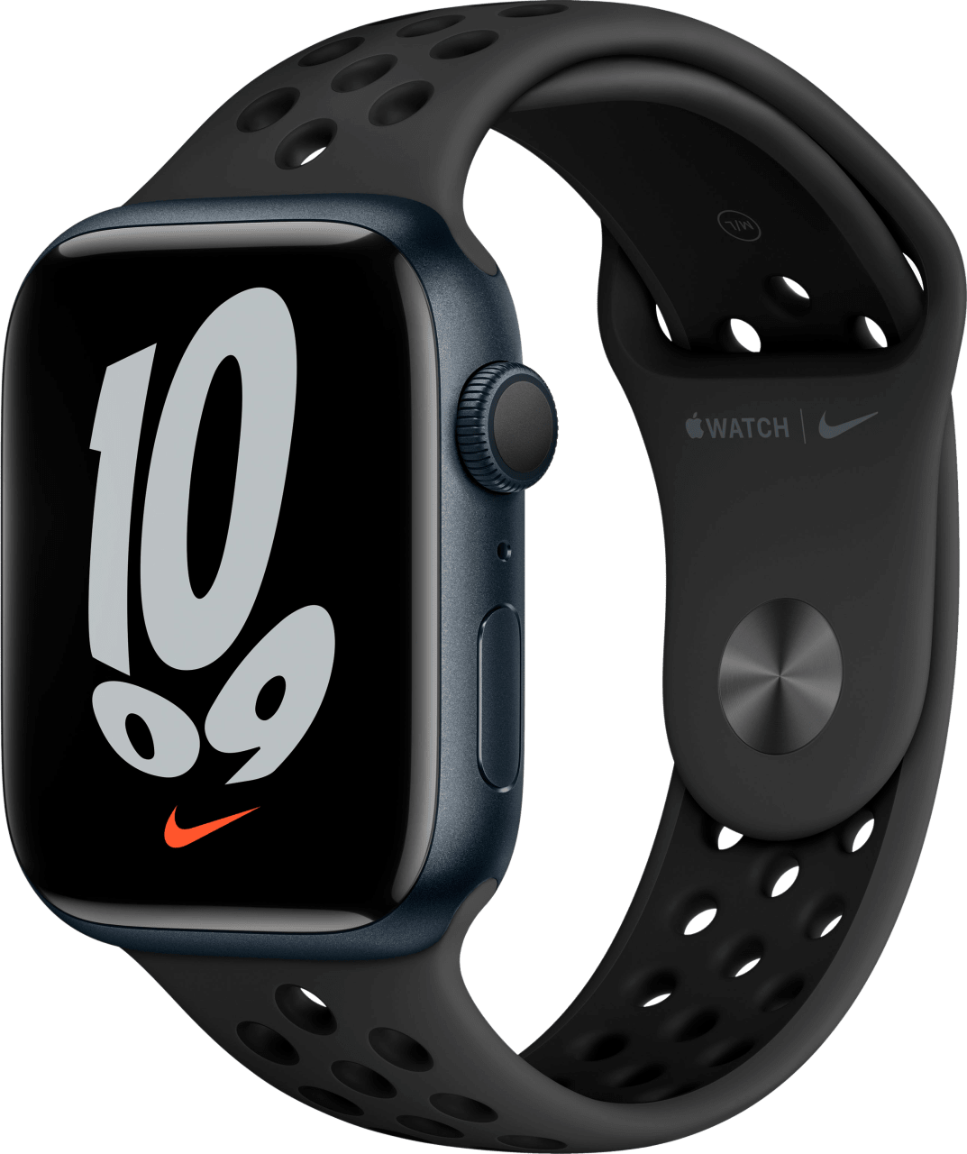 Midnight Apple Watch Nike Series 7 GPS, 41mm, Aluminium Case and Nike Sport Band.1