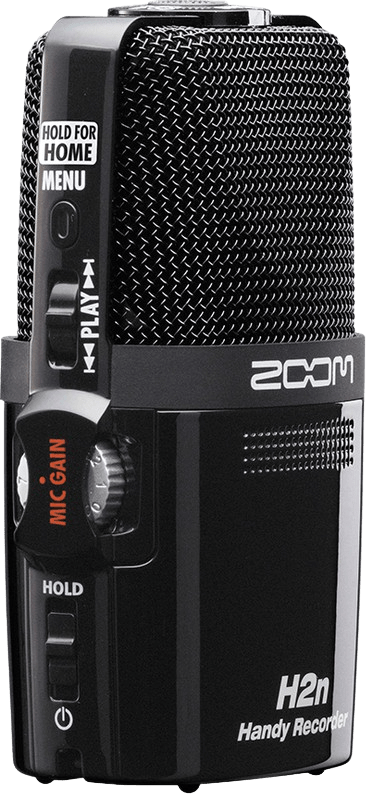 Schwarz Zoom H2N Tragbarer MP3-/Wellenrekorder.2