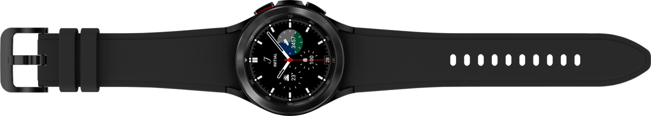 Black Samsung Galaxy Watch4 Classic LTE, Stainless steel case & Sport band, 42mm.4