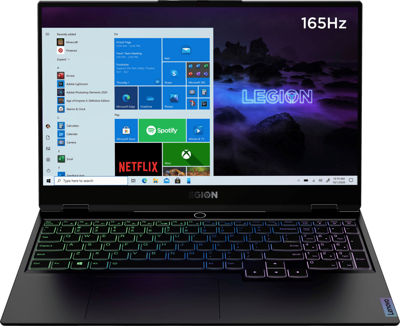 Black Lenovo Legion Slim 7 - English (QWERTY) - Gaming Laptop - AMD Ryzen™ 7 5800H - 16GB - 512GB SSD - NVIDIA® GeForce® RTX 3060.1