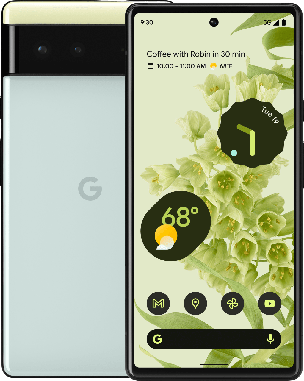 Sorta Seafoam Google Smartphone Pixel 6 - 256GB - Dual SIM.1