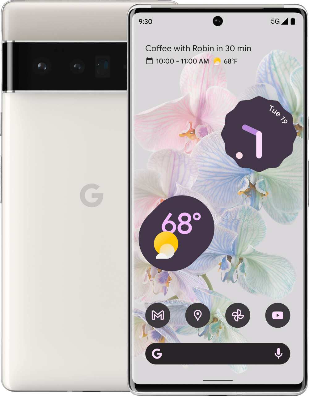 Cloudy White Google Smartphone Pixel 6 Pro - 256GB - Dual SIM.1