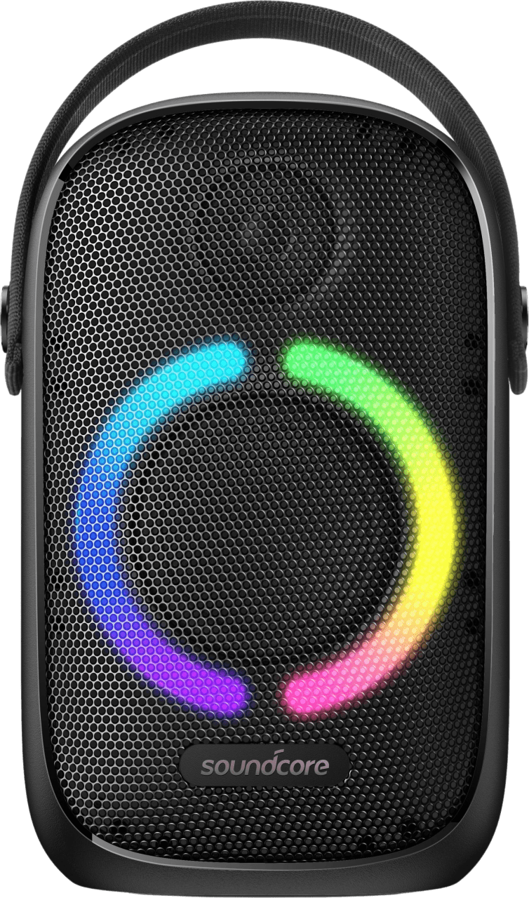 Zwart Anker Soundcore Rave Neo draagbare Bluetooth-feestspreker.1