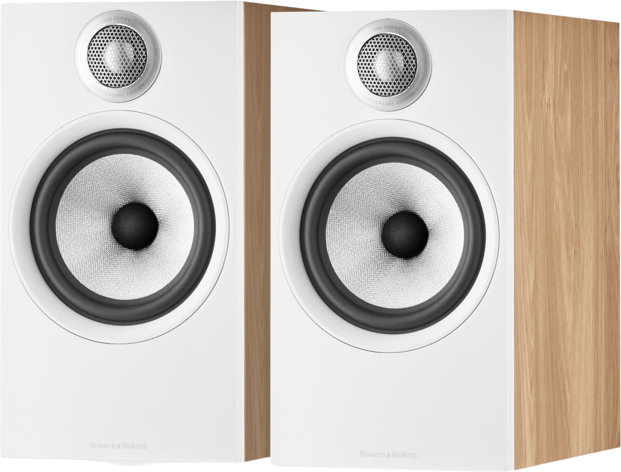 Oak Bowers & WIlkins 606 S2 Anniversary Edition Bookshelf speakers (pair).1