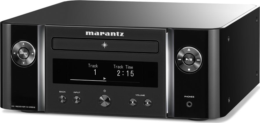 Schwarz Marantz M-CR612 Kompaktverstärker mit Streaming.2