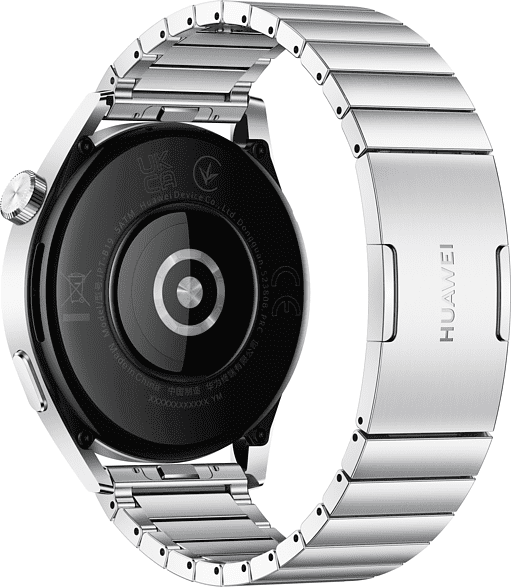 Silber Smartwatch Huawei GT3, Edelstahlgehäuse & Edelstahlarmband, 46mm.4