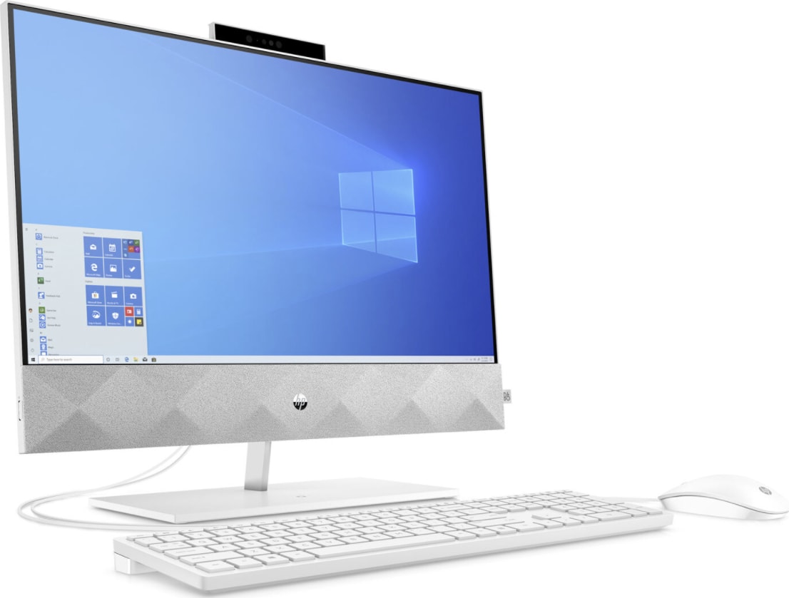 Weiß HP Pavilion 24-k1014ng All-in-One PC - Intel® Core™ i7-11700T - 16GB - 512GB SSD - NVIDIA® GeForce® MX 350.1