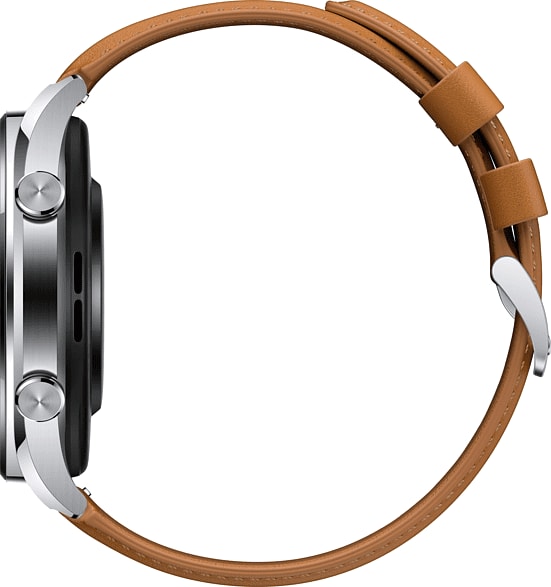 Braun Xiaomi Watch S1, Edelstahlgehäuse & Lederband, 46mm.5