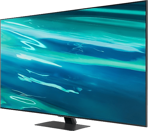 Black Samsung TV 65" GQ65Q80AATXZG QLED 4K.2